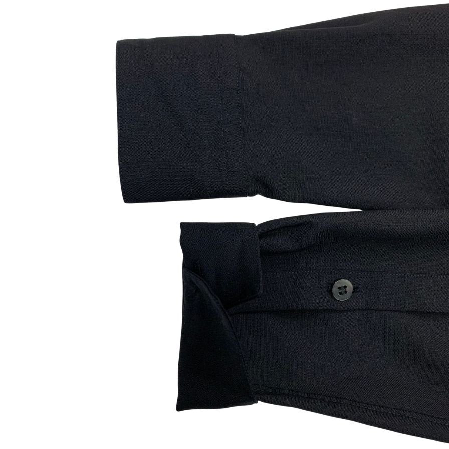 美品◆オーバーコート 長袖シャツ ブラック メンズ サイズ00 OVERCOAT 【AFB51】