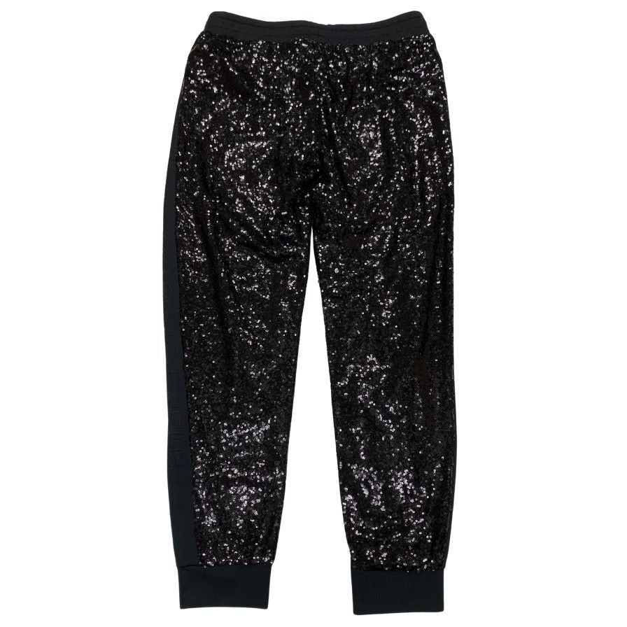 フィリッププレイン PROJECT-XYZ スパンコール スウェットパンツ レディース サイズM ブラック PHILIPP PLEIN 【AFB20】