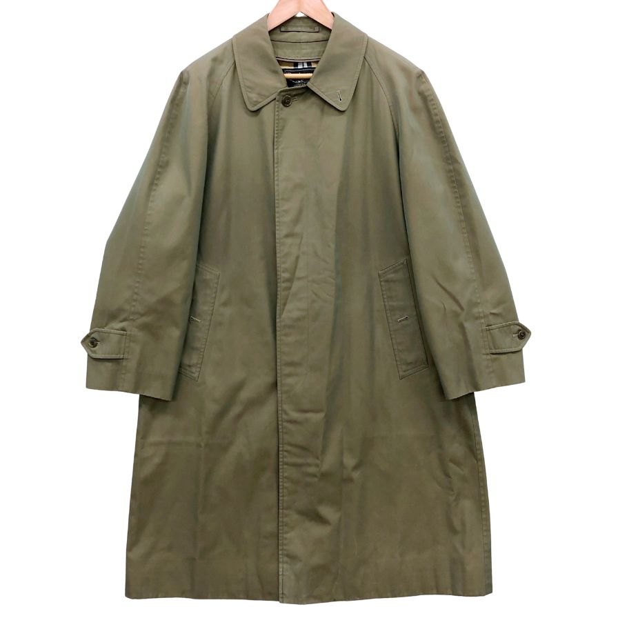 バーバリー バルカラーコート 90S イングランド製 玉虫色 メンズ サイズ165 Burberry【LA】