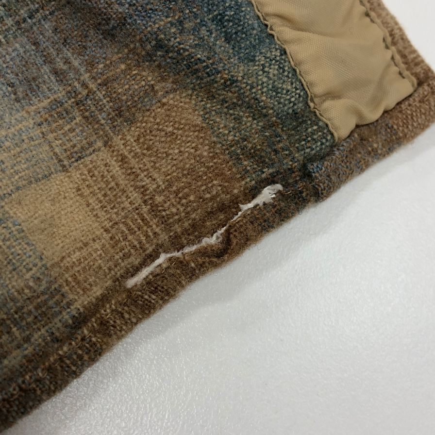 中古◆カントリー トラディション バイ ペンドルトン オンブレチェックシャツ ウール メンズ サイズM Country Traditionals BY PENDLETON 【AFB4】