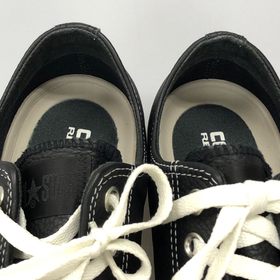 コンバース オールスター ローカットレザースニーカー ゴアテックス ブラック サイズ27㎝ メンズ CONVERSE REACT 約27.0cm【AFD15】