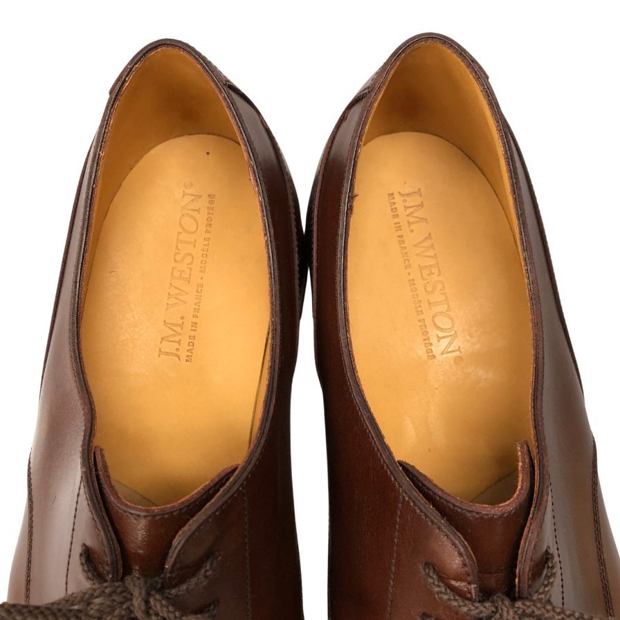 ジェイエムウエストン レザーシューズ Uチップ 641 ゴルフ ブラウン 9C J.M.WESTON ビジネスシューズ 約27.5cm【LA】【中古】
