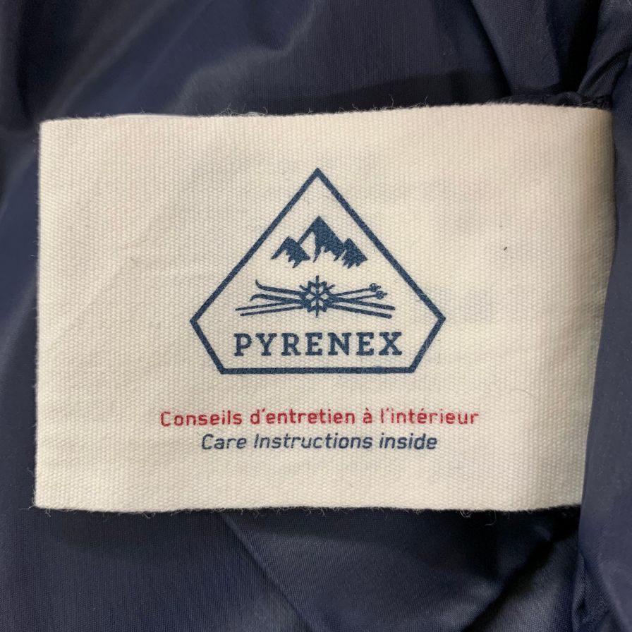 極美品◆ピレネックス ダウンジャケット ANNECY FUR ネイビー メンズ サイズJP XS PYRENEX 【AFF20】