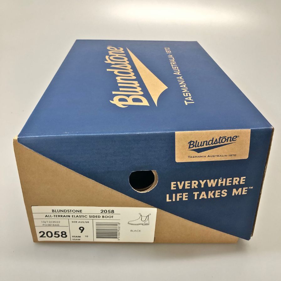 ブランドストーン サイドゴアブーツ ヴィブラムソール 2058 メンズ サイズUK9 ブラック Blundstone 約27.5cm【AFD6】