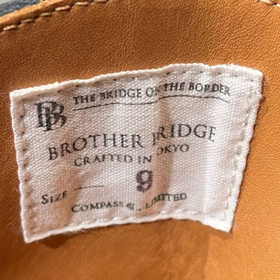 ブラザーブリッジ モンキーブーツ HENRY ヘンリー ブラック サイズ9 BROTHER BRIDGE ブーツ 約27.0cm【LA】【中古】