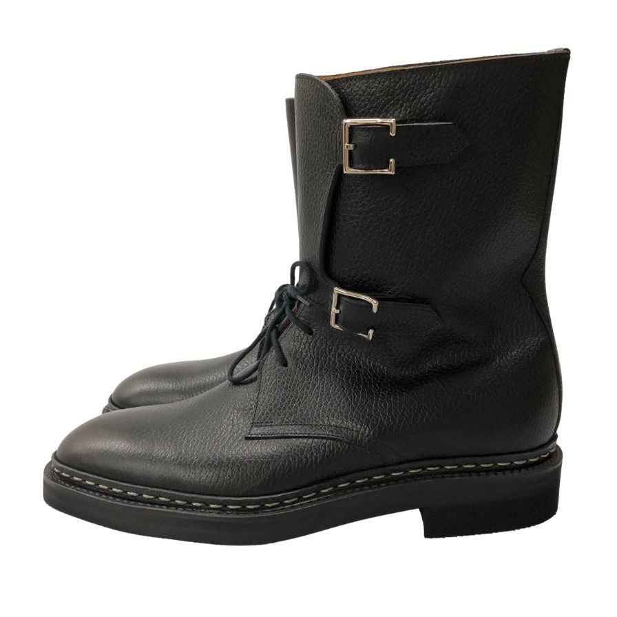 ジョンロブ ウィック ブーツ グレインレザー ブラック サイズUK6.5E WICK JOHN LOBB ブーツ 約25.0cm【LA】【中古】