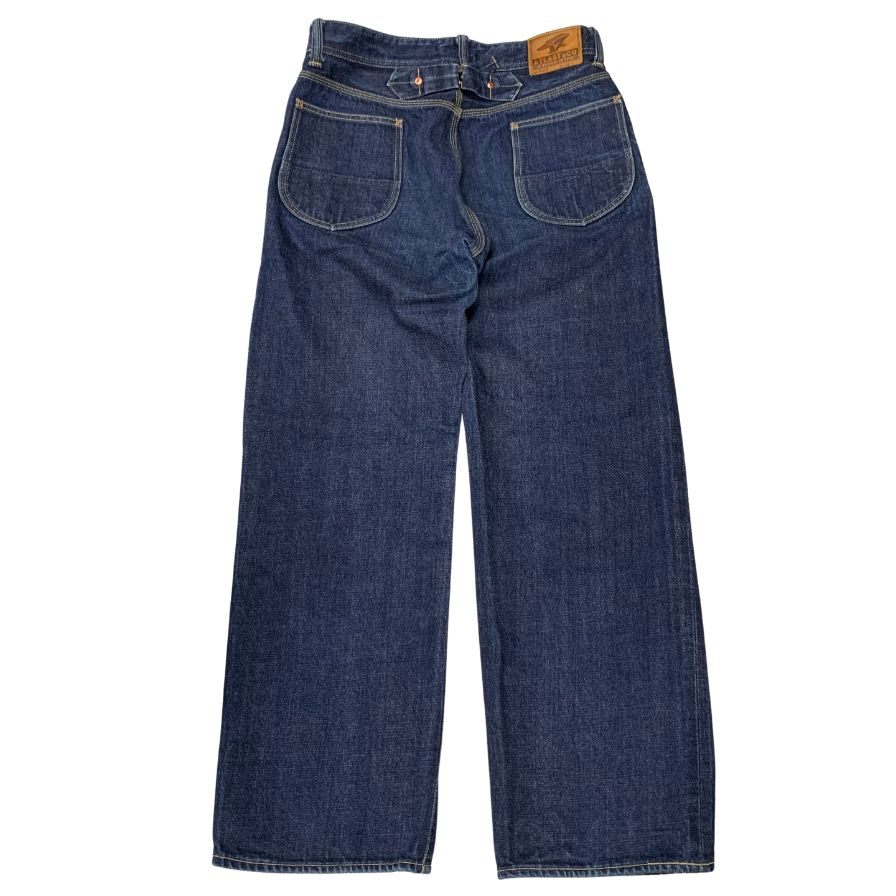 アットラスト デニムパンツ シンチバック セルビッジ LOT147 インディゴ サイズ32 メンズ ATLAST&CO 【AFB30】