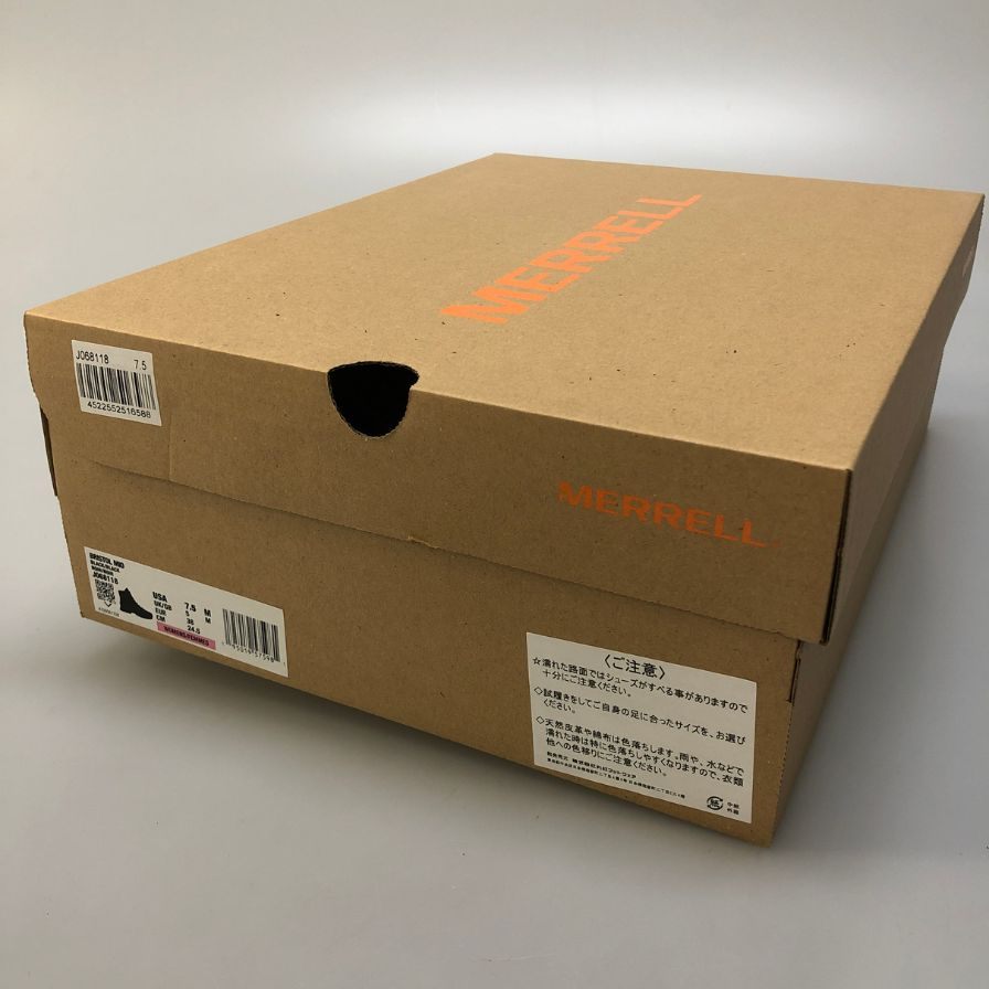 メレル ブーツ トレッキングブーツ Bristol MID レディース サイズ24.5 ブラック MERRELL 約24.5cm【AFD1】