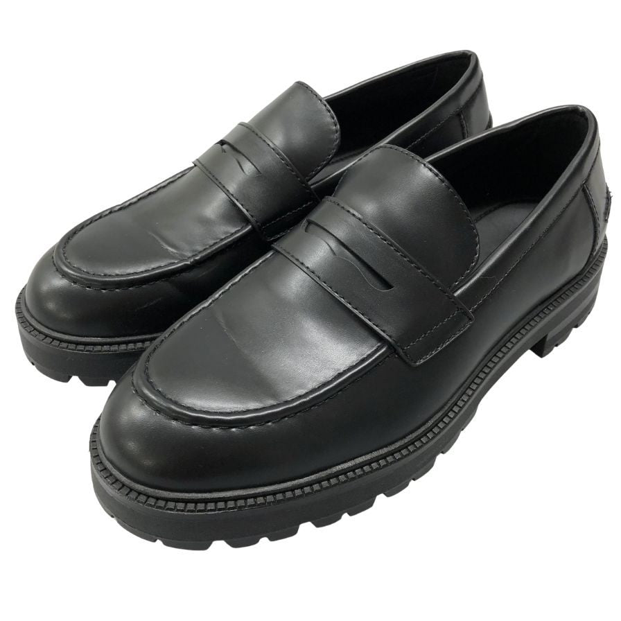 ザラ トラックソール ローファー 42サイズ ブラック ZARA 約26.5cm【AFC46】