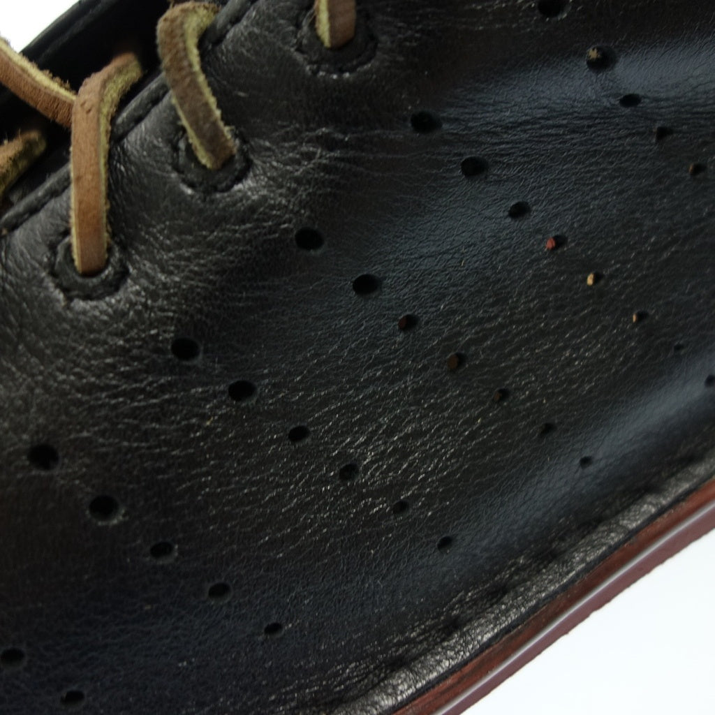 美品◆クラークス スニーカー レザー メンズ ブラック サイズ7.5 Clarks【AFC31】
