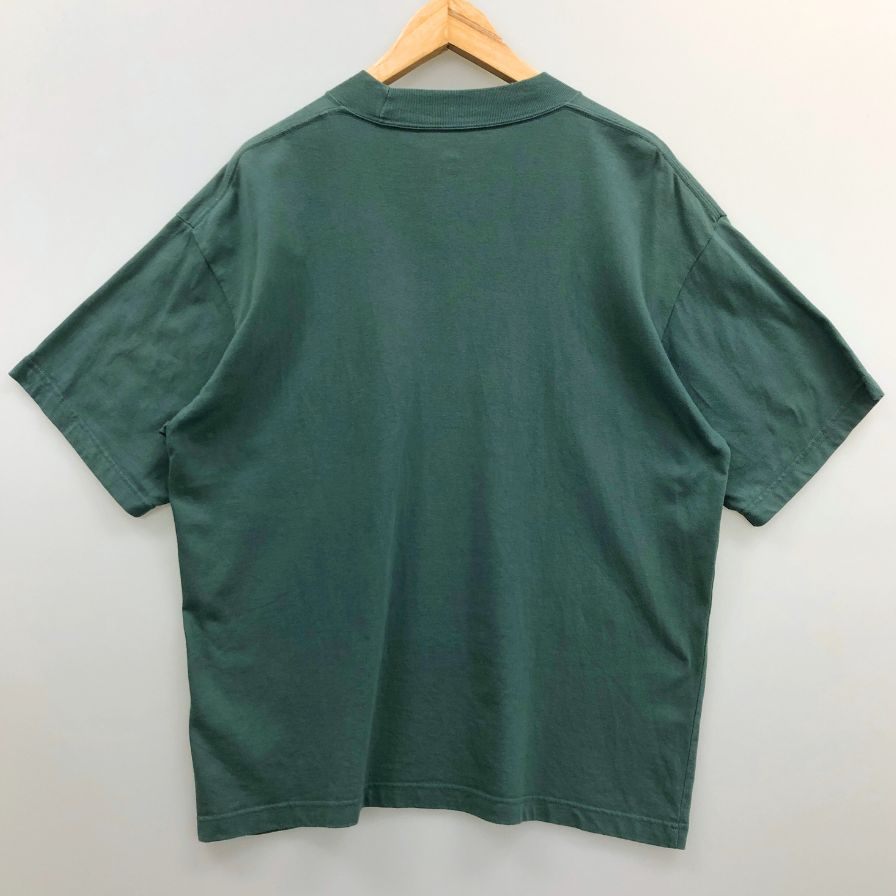 美品◆ビオトープ ヘインズ Tシャツ パックT モックネック ブラック グリーン サイズL 2枚セット メンズ HANES FOR BIOTOP 【AFB14】