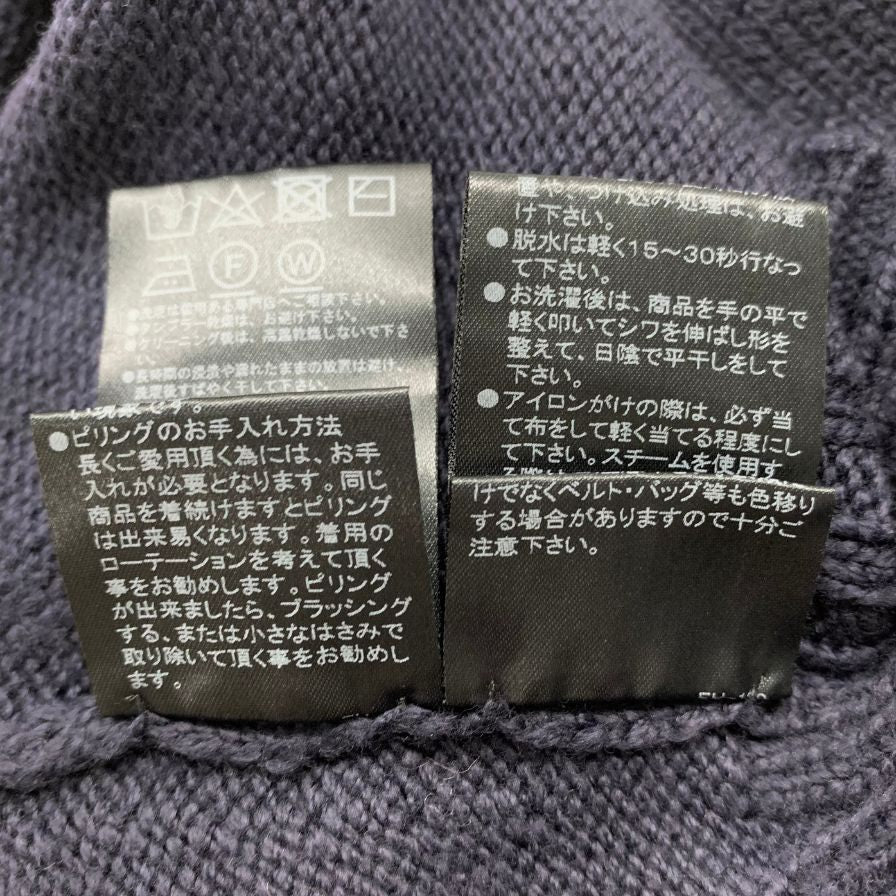 極美品◆フォクシー ニューヨーク ニットセーター サイズ38 紺 レディース 41674-NSKOF603MK FOXEY NEW YORK 【AFB11】