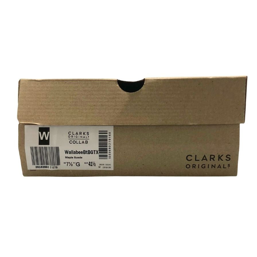 クラークス レザーシューズ ビームス別注 ワラビー BTBGTX ベージュ メンズ サイズUK7.5 CLARKS 約26.5cm【AFD4】