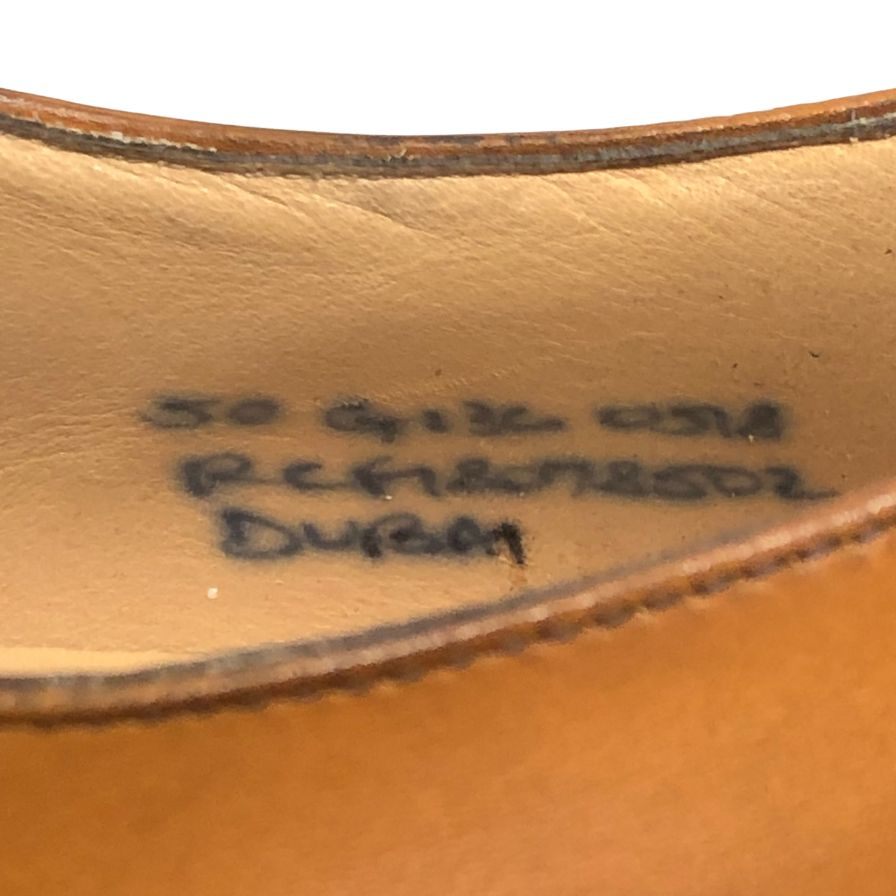 チャーチ レザーシューズ ストレートチップ ドバイ 136ラスト サイズ5 メンズ ウォルナット Church's DUBAI 約24.0cm【LA】【中古】