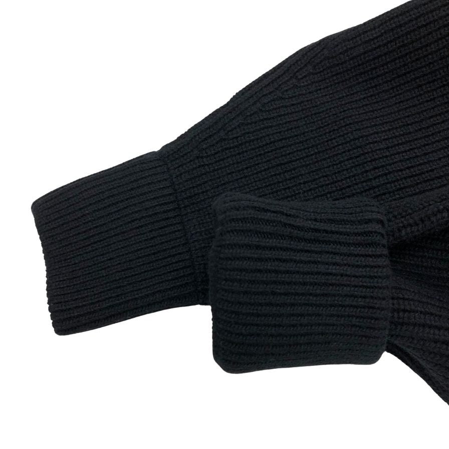 極美品◆ジバンシー ニット フード コート ダブルジップ レディース カシミア混 サイズXS ブラック 15A 0870 515 GIVENCHY 【AFB17】