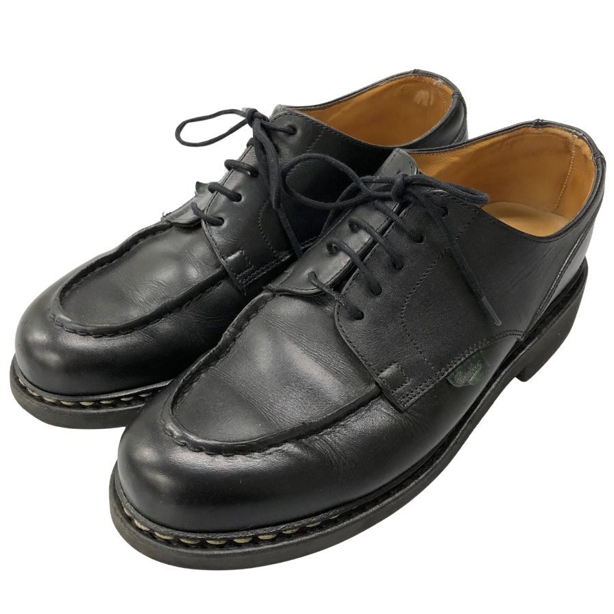 パラブーツ レザーシューズ シャンボード メンズ ブラック サイズ7 PARABOOT CHAMBORD ビジネスシューズ 約25.5cm【LA】【中古】