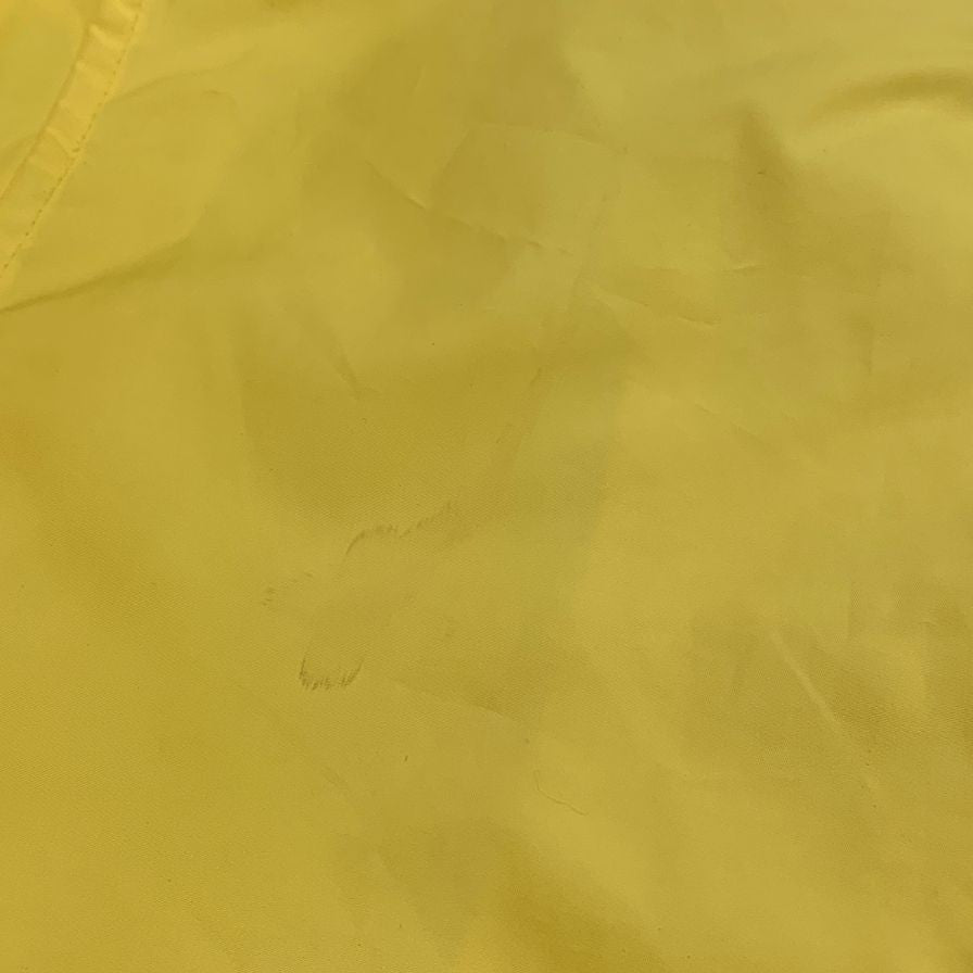 中古◆ブルックスブラザーズ ジャケット ナイロン 裏地チェック イエロー メンズ サイズXL Brooks Brothers 【AFB30】