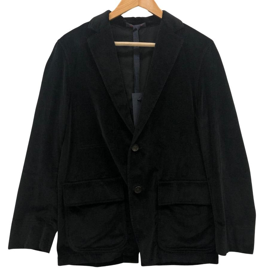 定価11万 極美品 THE GIGI 2Bテーラードジャケット52/XL-2XL 新品同様◇ザ ジジ 2B コットンベロア テーラードジャケット