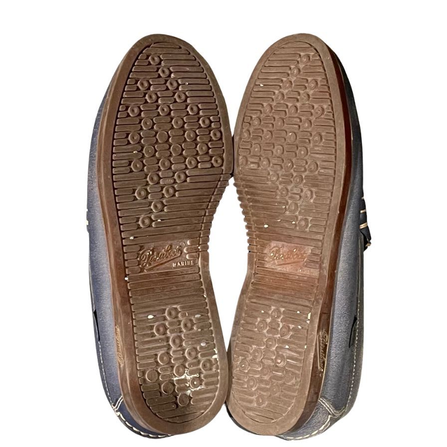パラブーツ ローファー コロー クラックレザー ネイビー サイズUK7.5 PARABOOT ビジネスシューズ 約26.5cm【LA】【中古】