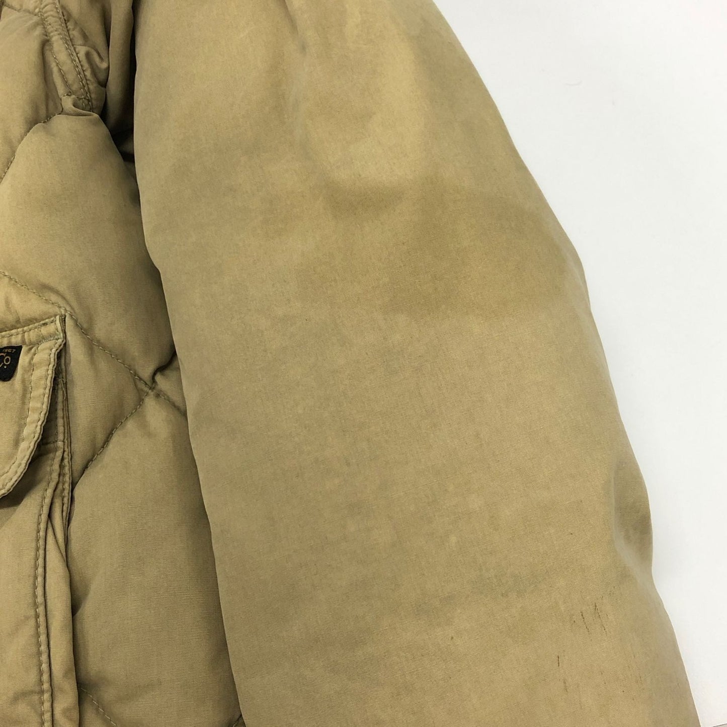 中古◆ポロラルフローレン タロンジップ RN 41381 ダウンジャケット メンズ ブラウン サイズ不明 Polo Ralph Lauren 【AFA19】