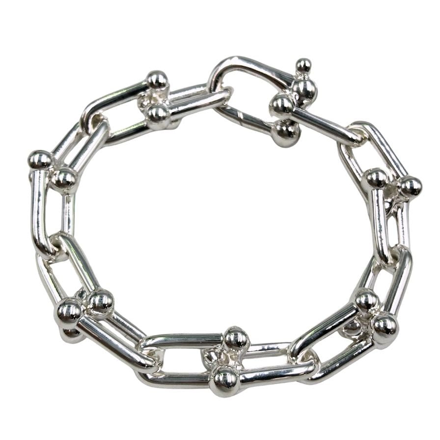 ティファニー ブレスレット ハードウェア ラージリンク 14コマ Ag925 シルバー TIFFANY&Co.