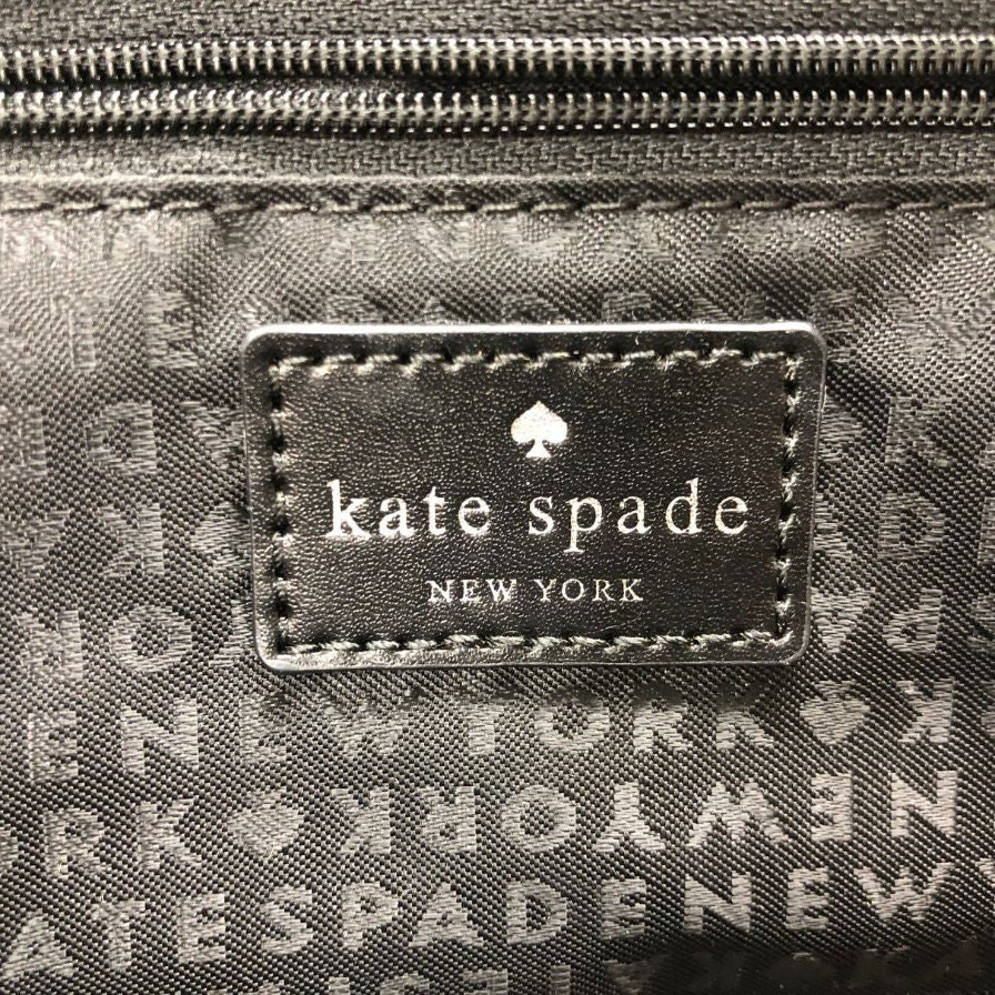 ケイトスペード ハンドバッグ スパンコール レザー 装飾 トート ブラック レディース Kate spade【AFE1】