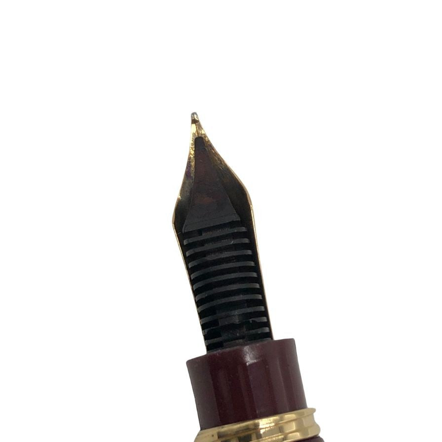 極美品◆モンブラン 万年筆 マイスターシュテュック 4810 ペン先14K 585 10センチ ボルドー MONTBLANC MEISTERSTUCK【AFI3】