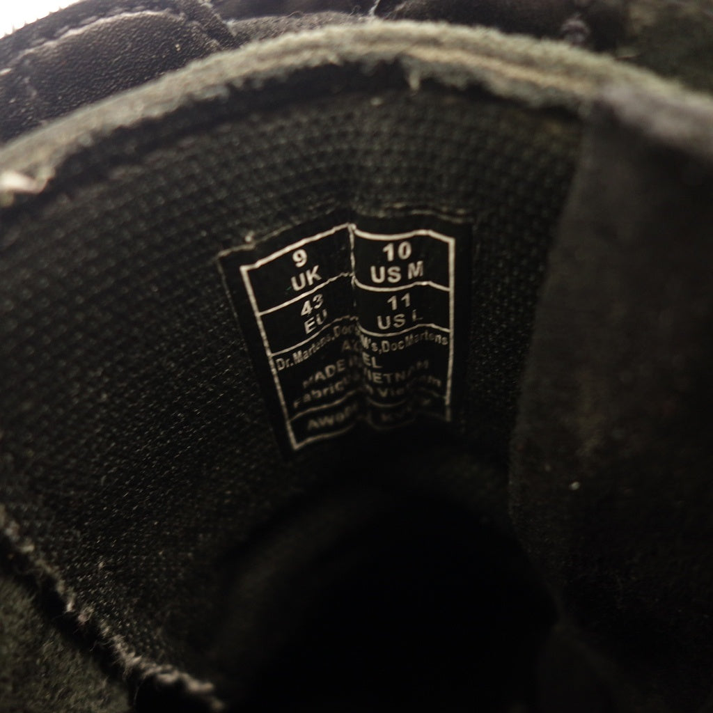 中古◆ドクターマーチン ブーツ アクセル クアッド レトロ メンズ UK9 ブラック Dr.MARTENS【AFC12】