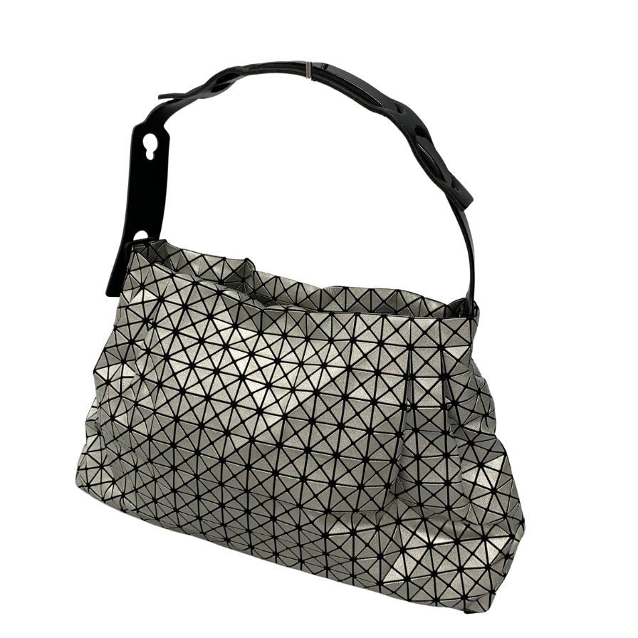 極美品◆バオバオ イッセイミヤケ ショルダーバッグ BB55-AG026 シルバー レディース BAO BAO ISSEY MIYAKE【AFE12】