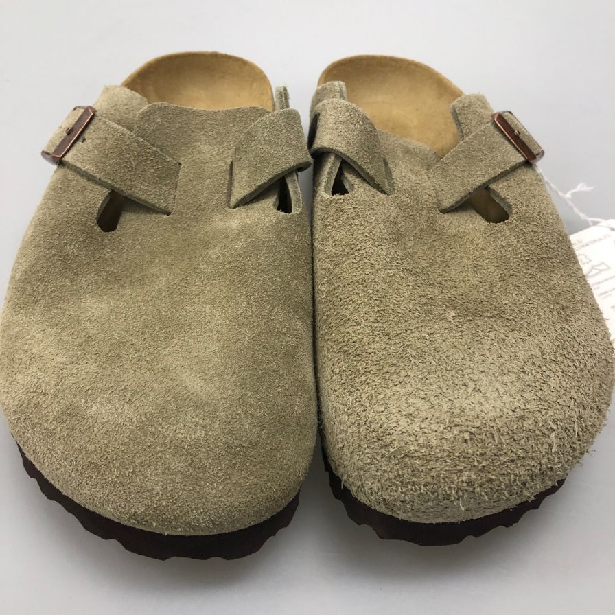 ビルケンシュトック サンダル ボストンBS スエード サイズ36 23.0cm レディース ベージュ系 BIRKENSTOCK 約23.0cm【AFD15-2】