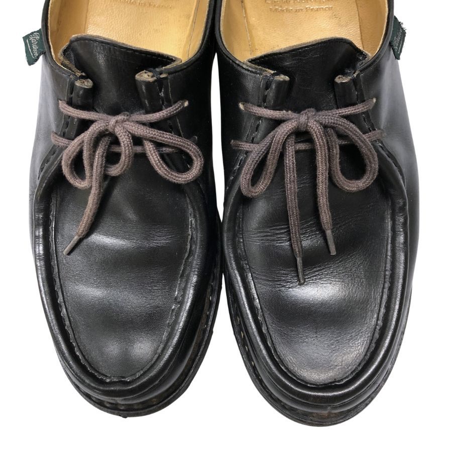 パラブーツ チロリアンシューズ ミカエル カーフ メンズ サイズ42 ブラック PARABOOT MICHAEL ビジネスシューズ 約27.0cm【LA】【中古】