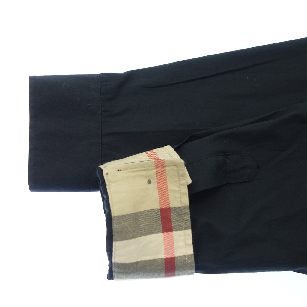 美品◆バーバリー ブリット シャツ ロングスリーブ XXL ブラック BURBERRY BRIT【AFB14】
