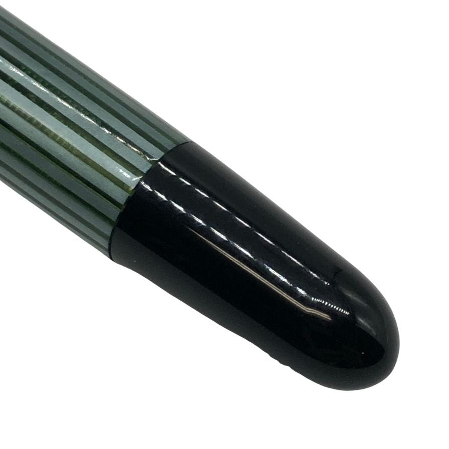 美品◆ペリカン 万年筆 スーベレン ペン先 74C-585 ブラック×グリーン PELIKAN SOUVERAN【AFI3】