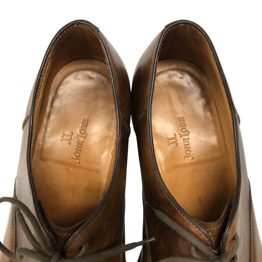ジョンロブ レザーシューズ ラングトン メンズ サイズUK6 ブラウン John Lobb ビジネスシューズ 約24.5cm【LA】【中古】