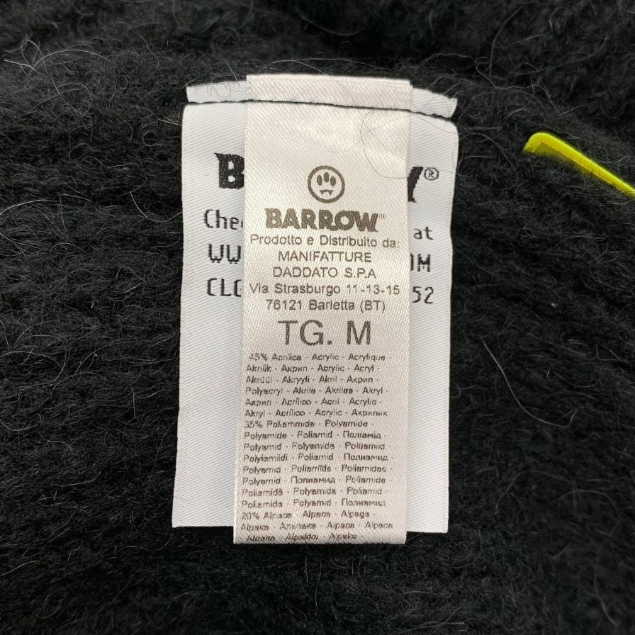 美品◆バロー ニット ローゲージ ダメージ加工 レディース サイズM BARROW 【AFA5】