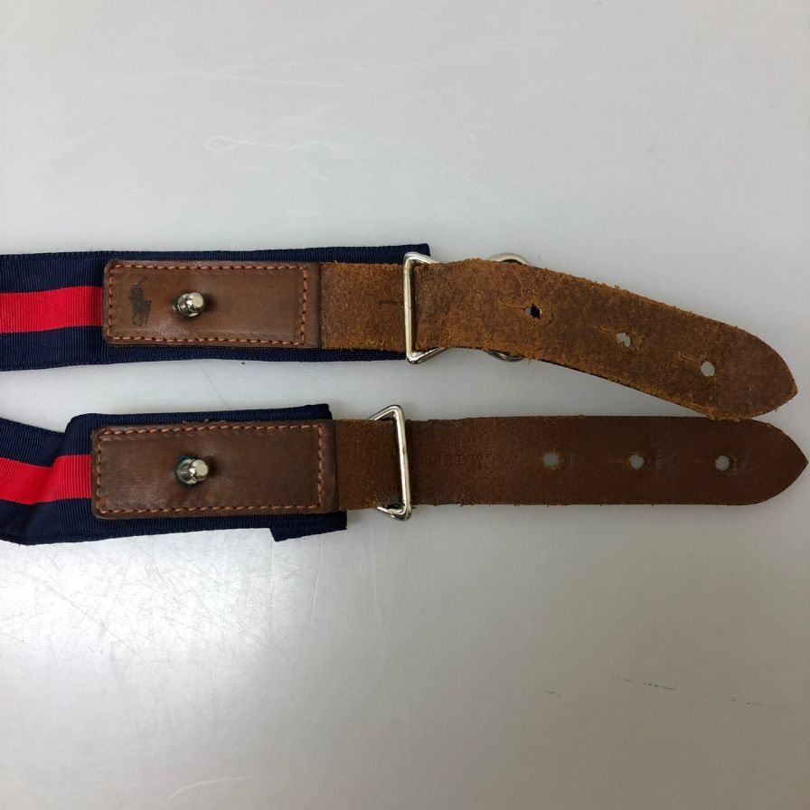 ポロ ラルフローレン 両フックナイロンベルト 制服用ベルト アメリカ製 メンズ サイズ不明 マルチカラー Polo Ralph Lauren【AFI16】
