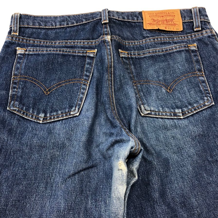 リーバイス デニム 517 90年代 ボタン裏501 USA製 インディゴ メンズ サイズ W33 L34 LEVI’S 【AFB1】