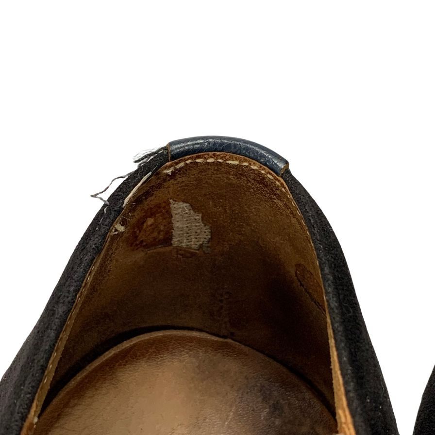 中古◆チャーチ レザーシューズ 3都市 シングルモンク スエード ブラック サイズ7.5F メンズ Church’s【AFC41】