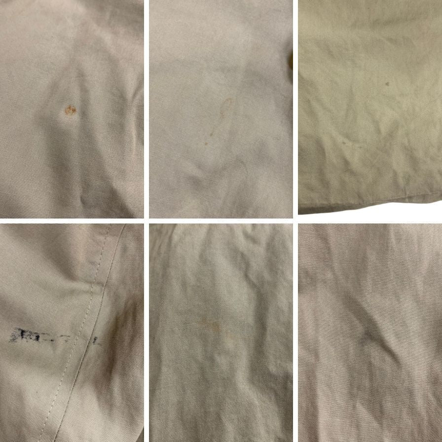 中古◆バーバリー バルカラーコート90年代 ライナー仕様 イングランド製 ベージュ メンズ サイズL程度 BURBERRY 【AFA6】
