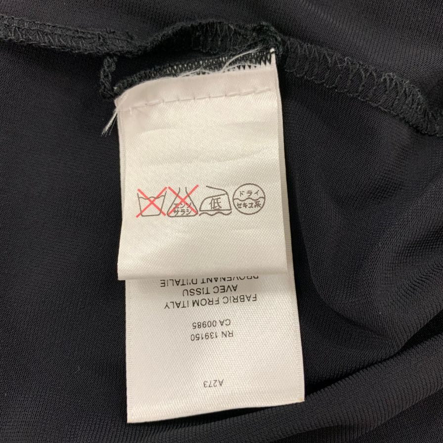 中古◆ザ ロウ マキシ丈 ノースリーブ ワンピース ナイロン レディース サイズS ブラック THE ROW 【AFB17】