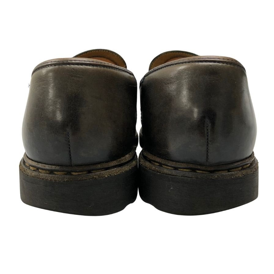 パラブーツ コインローファー ランス メンズ サイズ7F ダークブラウン Paraboot REIMS 約25.5cm【AFC6】