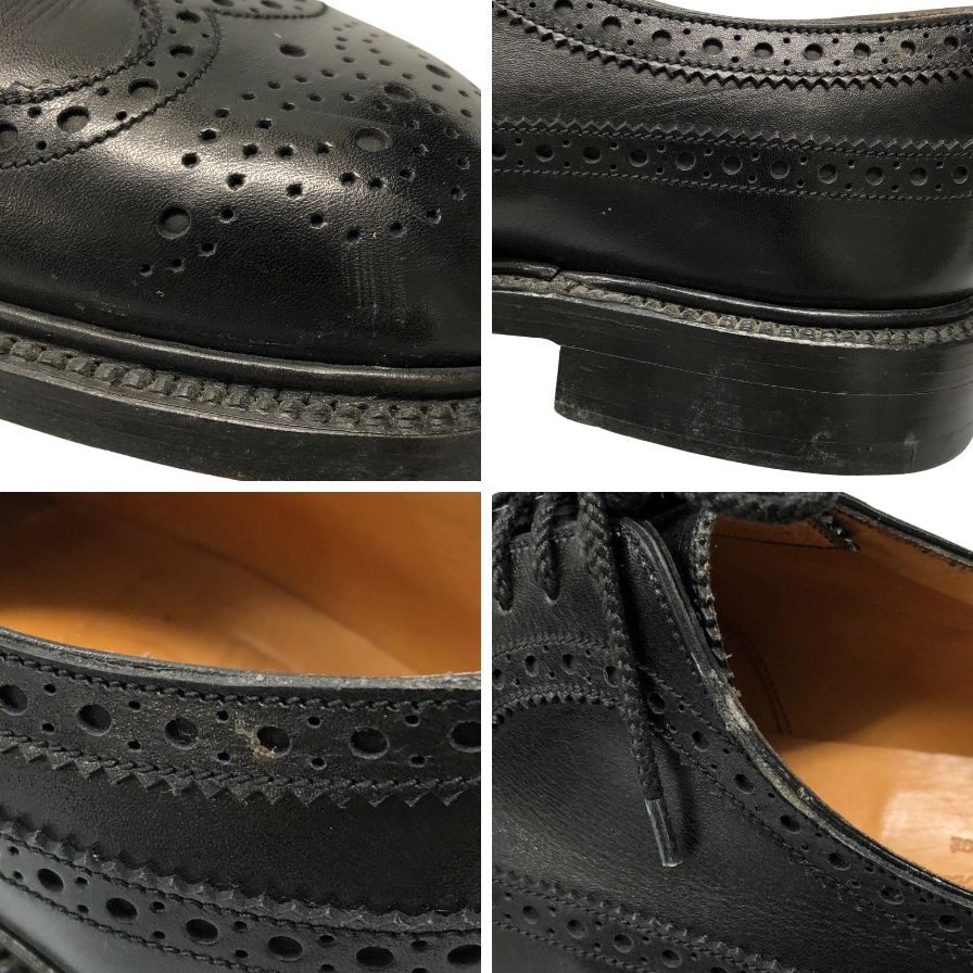 ジェイエムウエストン レザーシューズ 576 ロングウイング ブラック メンズ サイズ7.5C J.M.WESTON ビジネスシューズ 約26.5cm【LA】【中古】
