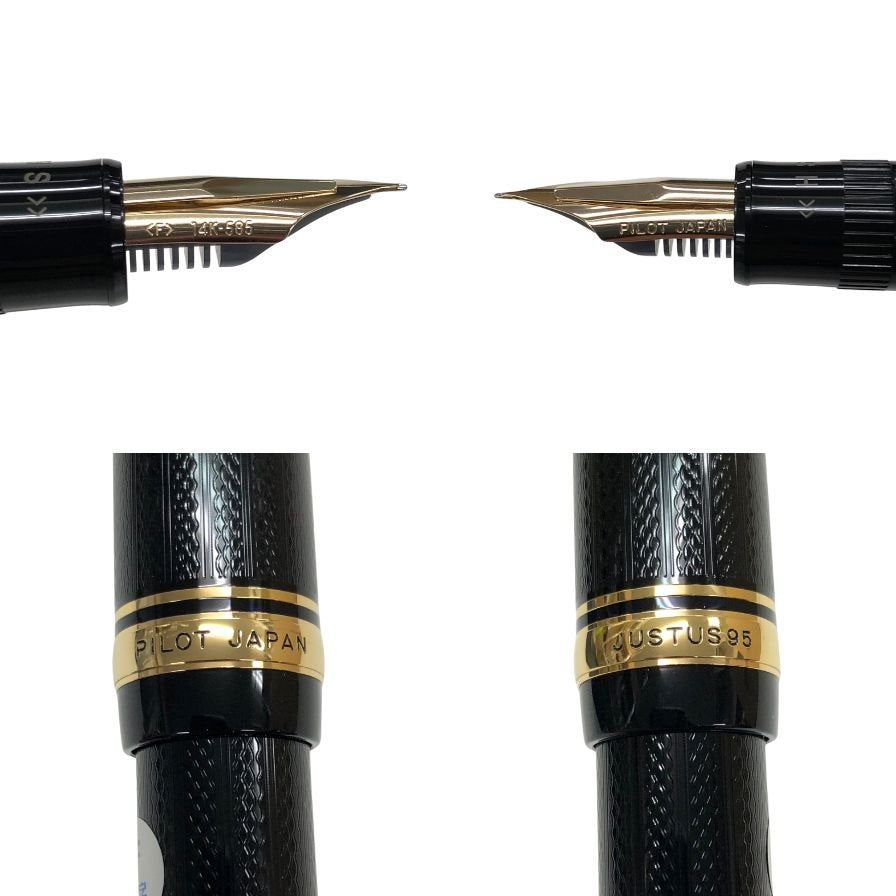 パイロット 万年筆 Justus95 ペン先14K FJ-3MR-NB-F ブラック PILOT【AFB53】