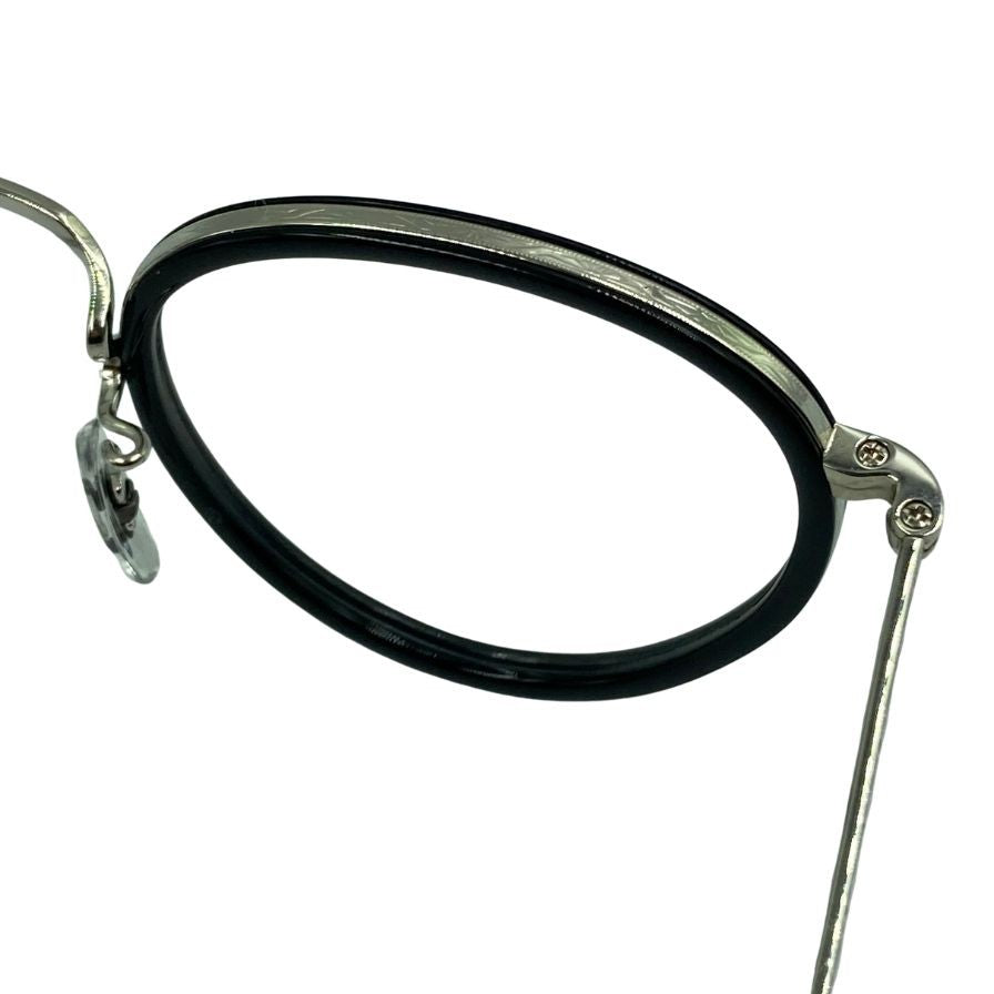 オリバーピープルズ メガネ サングラス MP-2 雅 46□24-148 黒×シルバー OLIVER PEOPLES【AFI2】