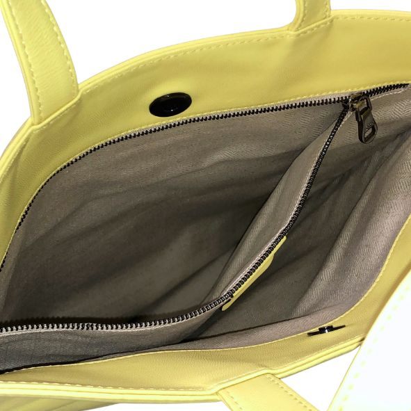ロエベ トートバッグ アナグラム レザー イエロー レディース LOEWE【AFE12】