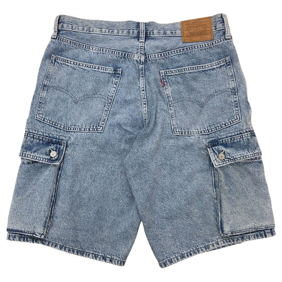 リーバイス プレミアム バギーカーゴ ショートパンツ ストーンウォッシュ Lot478 メンズ サイズW36 インディゴ LEVI'S PREMIUM 【AFB34】