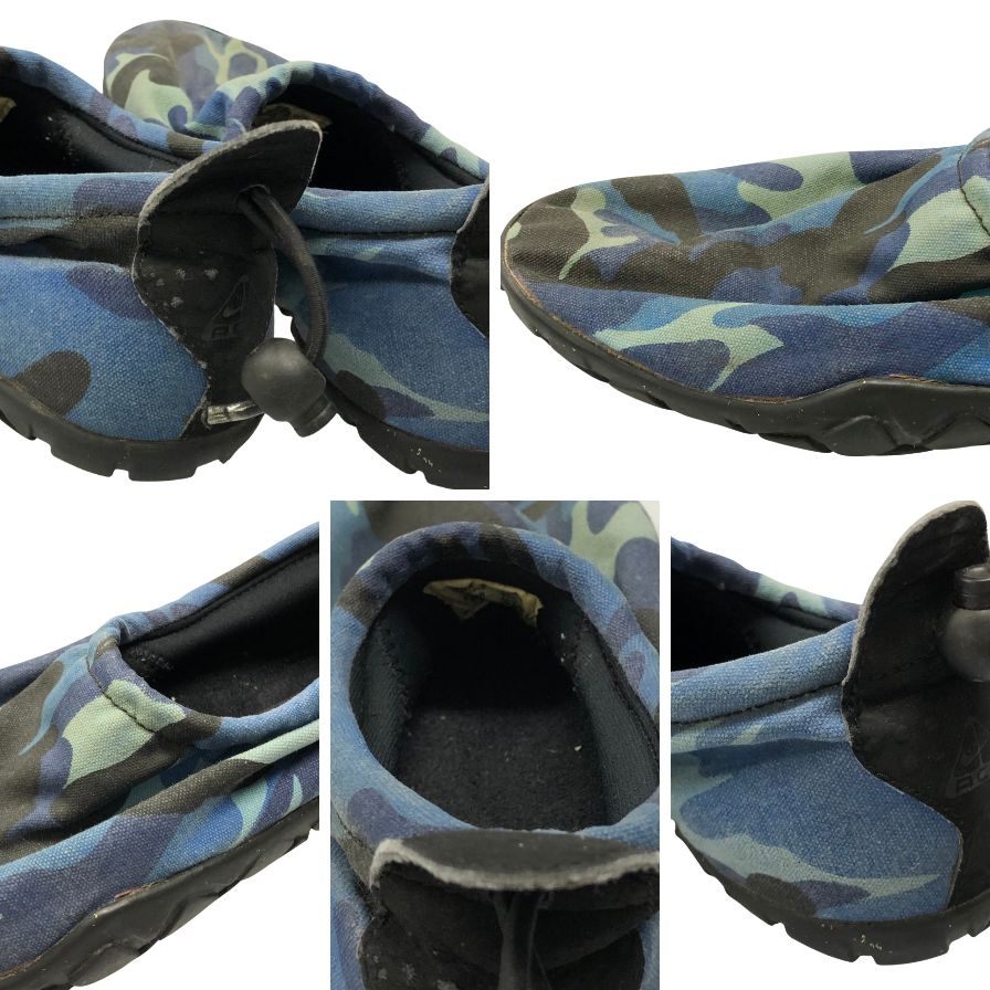 ナイキ スリッポン エアモック ブルー系 メンズ サイズ27 665012-401 NIKE AIR MOC 約27.0cm【AFC5】