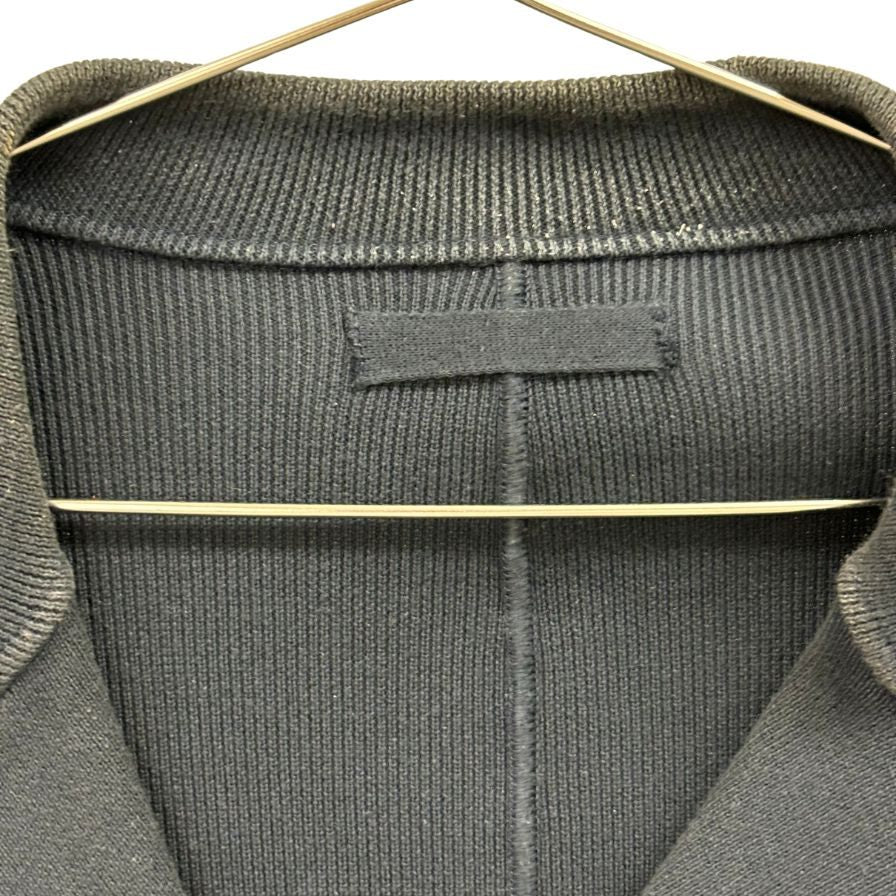 中古◆プラダ ニットジャケット カーディガン ダブル コットン メンズ 52サイズ ネイビー PRADA 【AFB33】