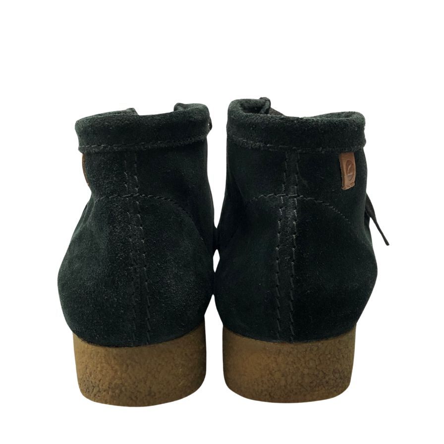 クラークス ワラビーブーツ シェイカー スエード ブラック メンズ サイズ29.0cm Clarks 約29.0cm【AFD7】