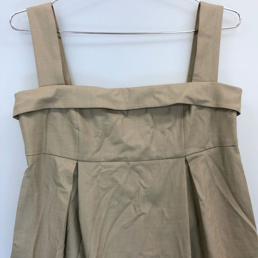 美品◆フォクシーニューヨーク ワンピース サマーデイジー チュニック 27216 ベージュ レディース サイズ40 FOXEY NEW YORK 【AFB35】